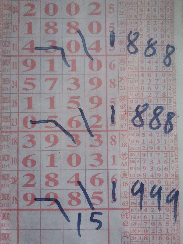 排列五第20237期图规程