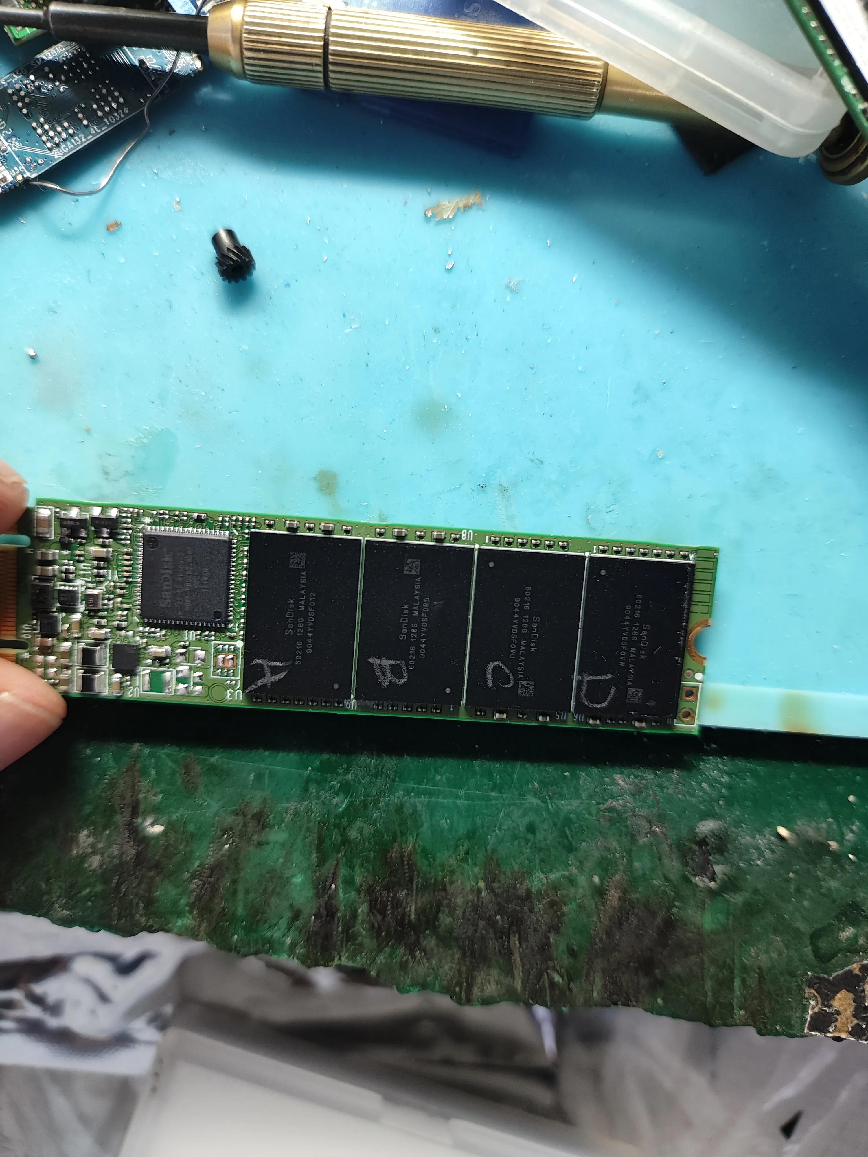 wd西部数据ssd固态硬盘20-82-00469-2不识别恢复数据