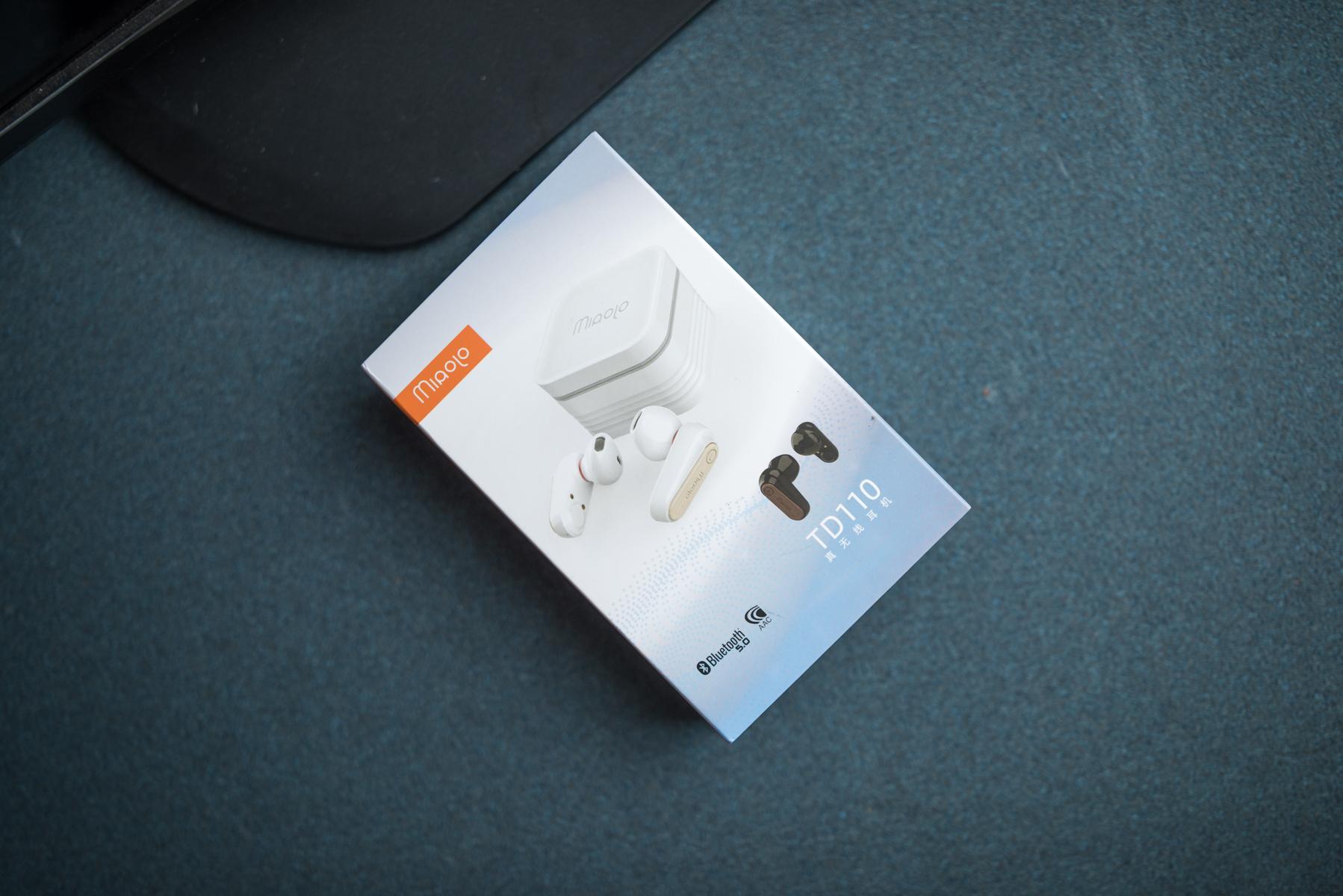 木面板+生物振膜+倒相管，简评米傲乐TD110发烧真无线耳机