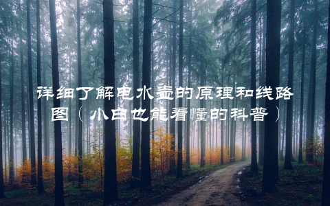 详细了解电水壶的原理和线路图（小白也能看懂的科普）