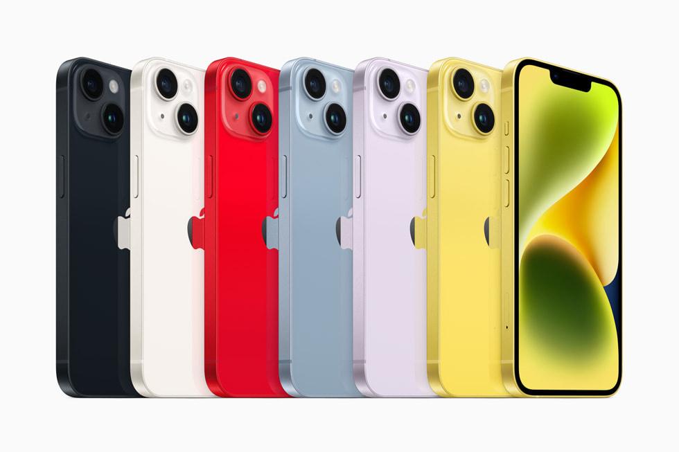 苹果为iPhone 14/Plus推出全新黄色配色，3月14日发售