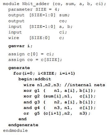 芯片前端设计中generate如何使用?其与for循环有何不同?