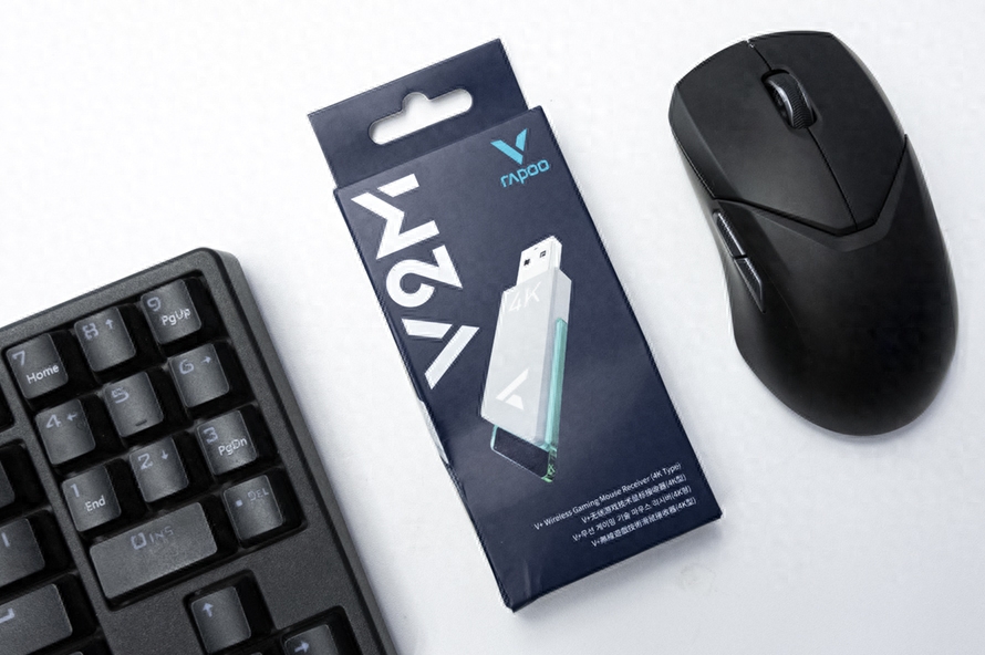 雷柏V2M无线鼠标接收器评测:4K无线技术与V+无线游戏技术结合