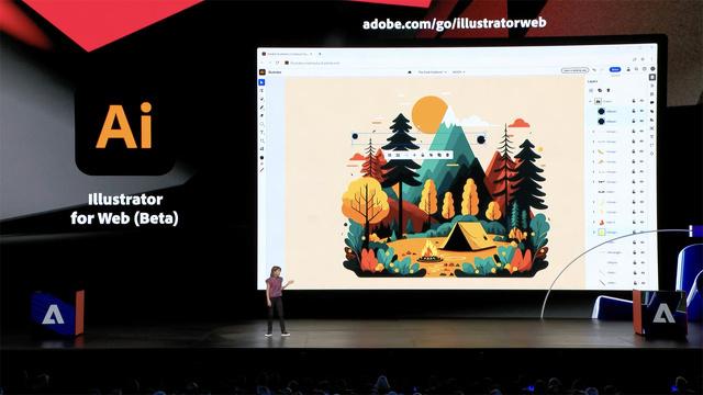 网页版Adobe Illustrator开放公测,借助AI生成矢量图形
