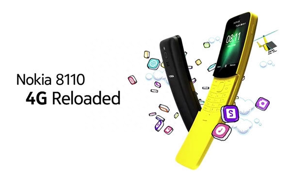 手机届的妖娆艳货!诺基亚8110 4G版发布:滑盖智能机