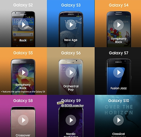 Galaxy十周年，三星公布S10手机铃声，快来回顾Galaxy历代音乐