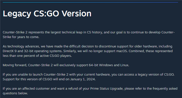 Mac居然玩不了CS2，苹果用户的游戏库也太可怜了