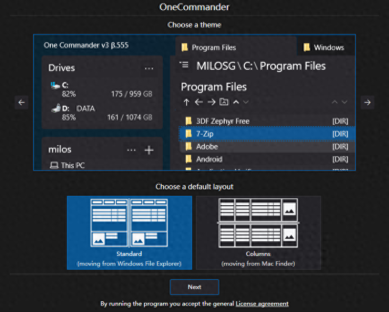 一款免费的高颜值Windows文件资源管理器