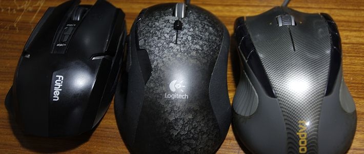 日常使用鼠标评测--罗技 G500,富勒 X100,雷柏V2