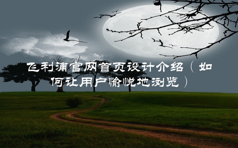 飞利浦官网首页设计介绍（如何让用户愉悦地浏览）