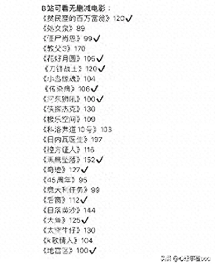 B站可看的无删减电影