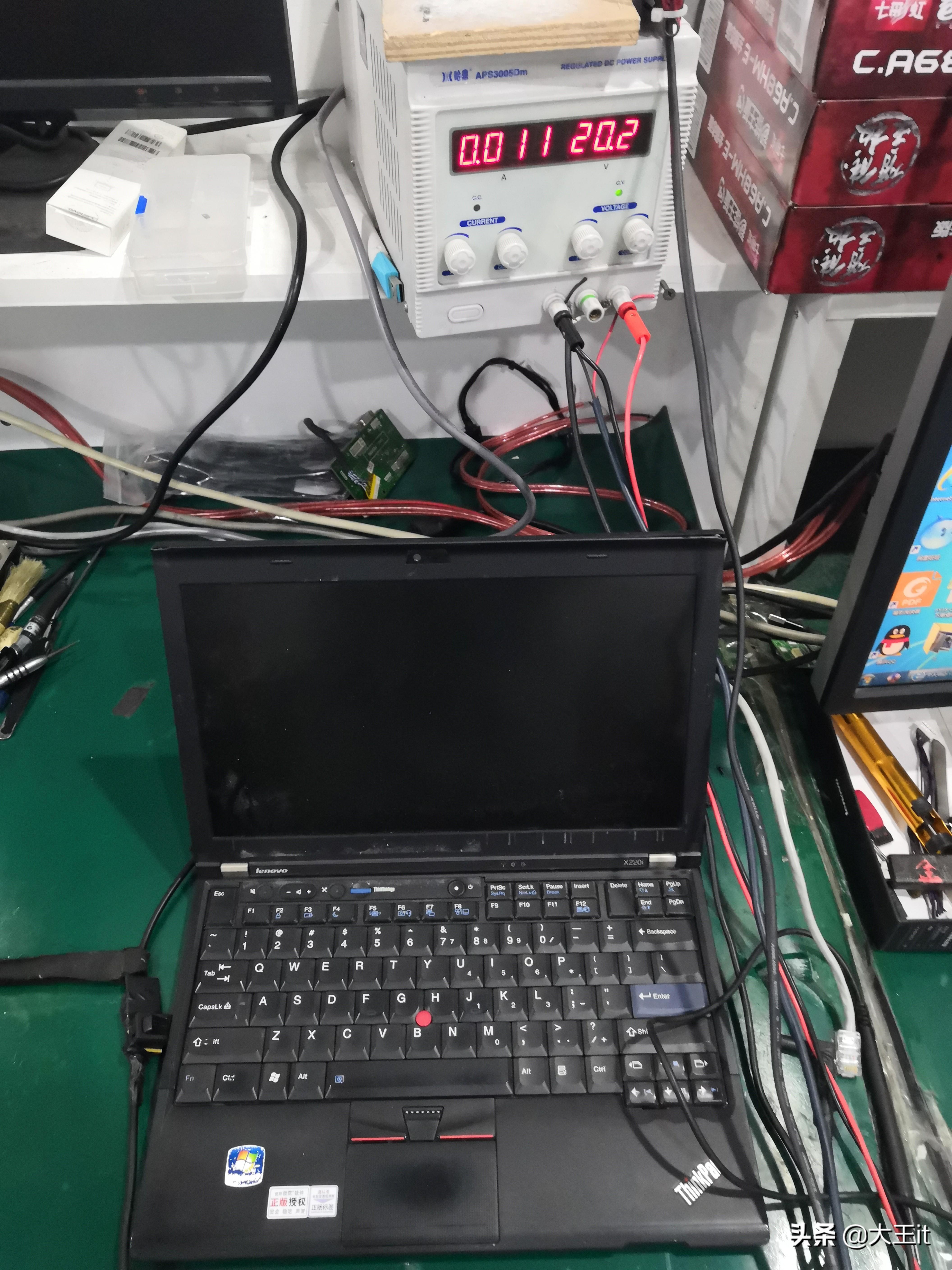 联想ThinkpadX220I不开机，给他爆改键盘，粉丝：凑合用吧！