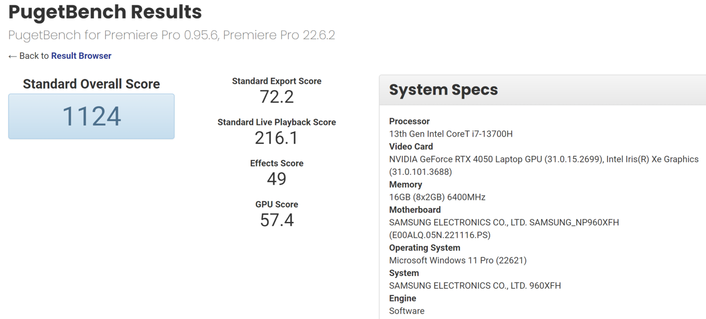 新一代三星笔记本曝光：i7-13700H + RTX 4050 移动显卡