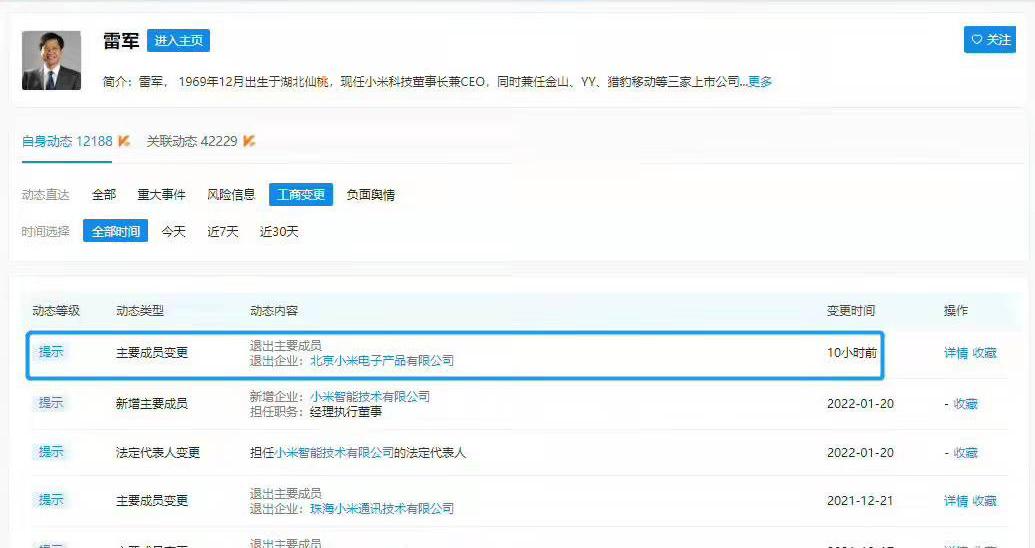 小米股价蒸发4000亿，雷军卸任小米电子公司董事长，小米怎么了？