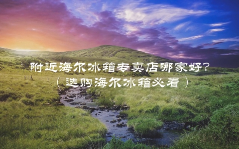 附近海尔冰箱专卖店哪家好？（选购海尔冰箱必看）