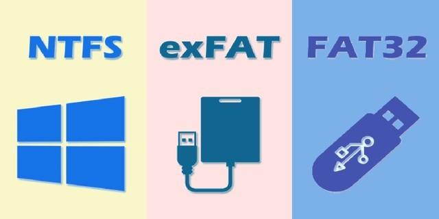 硬盘格式化怎么选？NTFS/FAT32/exFAT