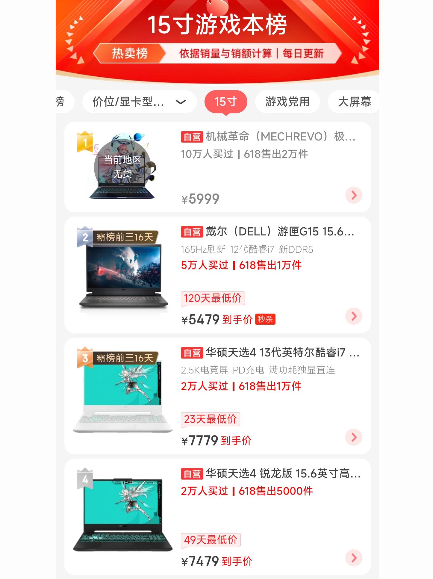 戴尔这款老游戏本618意外火爆，i7配RTX3060，售价不足5500元