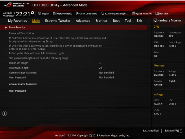 华硕主板BIOS设置中VT虚拟化技术选项怎么开启