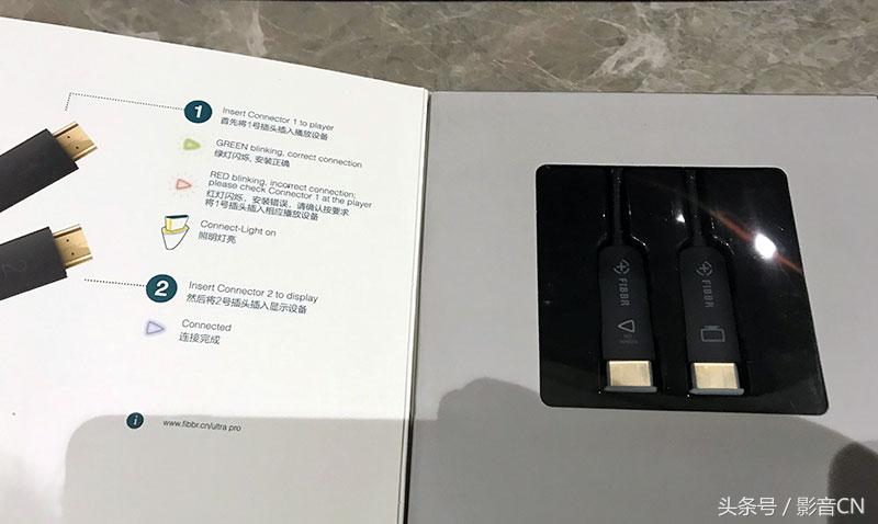 FIBBR光纤HDMI线简单评测及4k(OPPO 203)使用体验