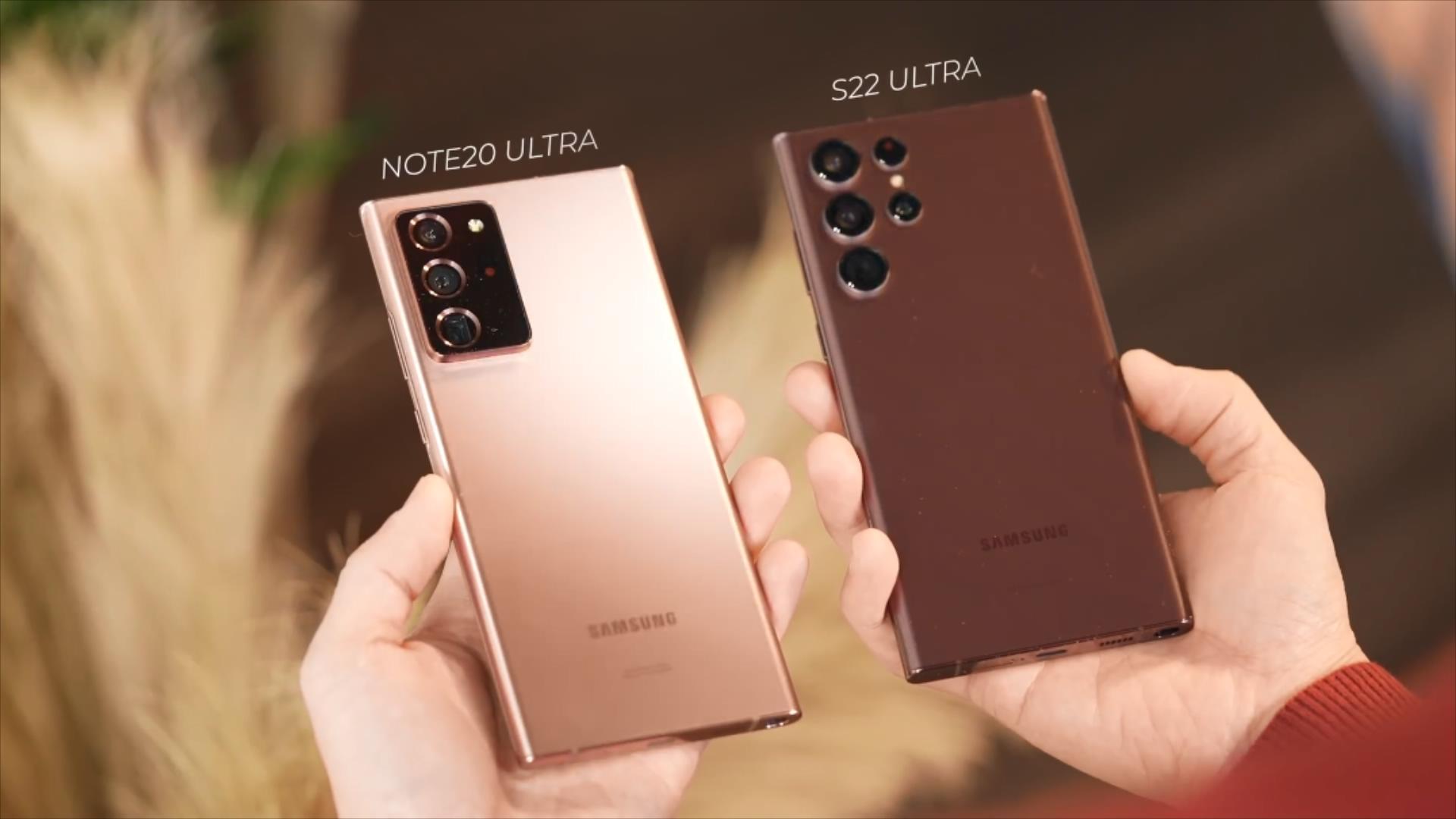 三星S22Ultra和三星Note20Ultra真机对比:机皇再次归来