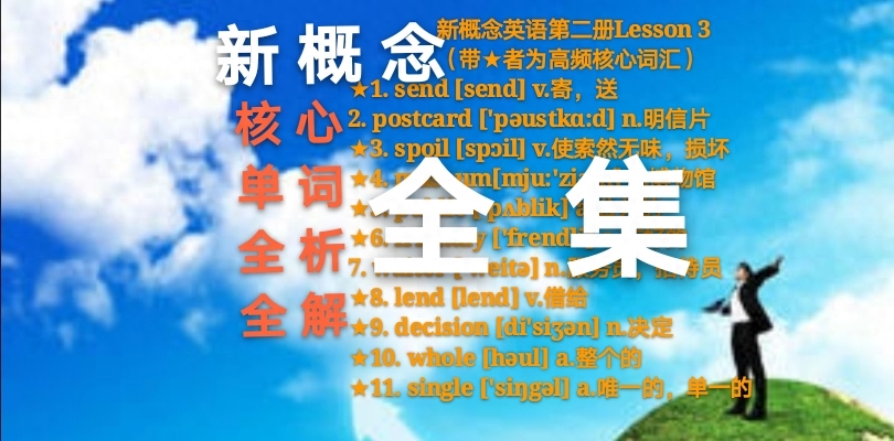 新概念英语全套单词用法全析全解全集第6集（第2册第3课）