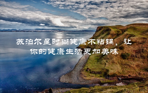 苏泊尔星时尚健康不粘锅，让你的健康生活更加美味
