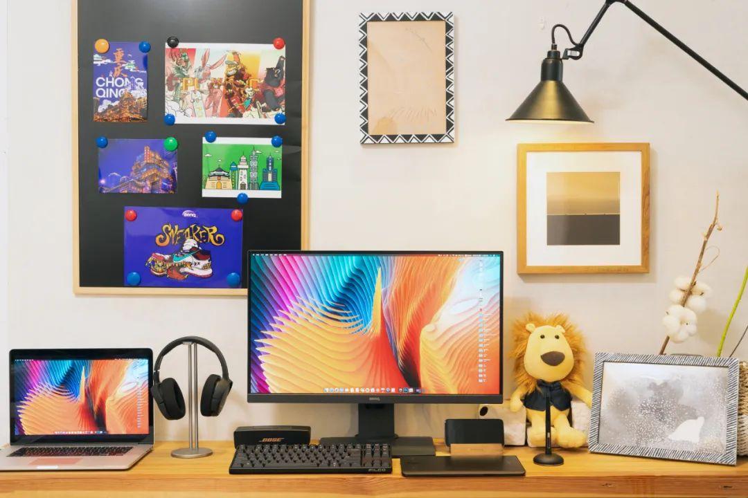 色彩优秀、连接方便,明基PD2705Q如何让果粉设计师小姐姐一见倾心