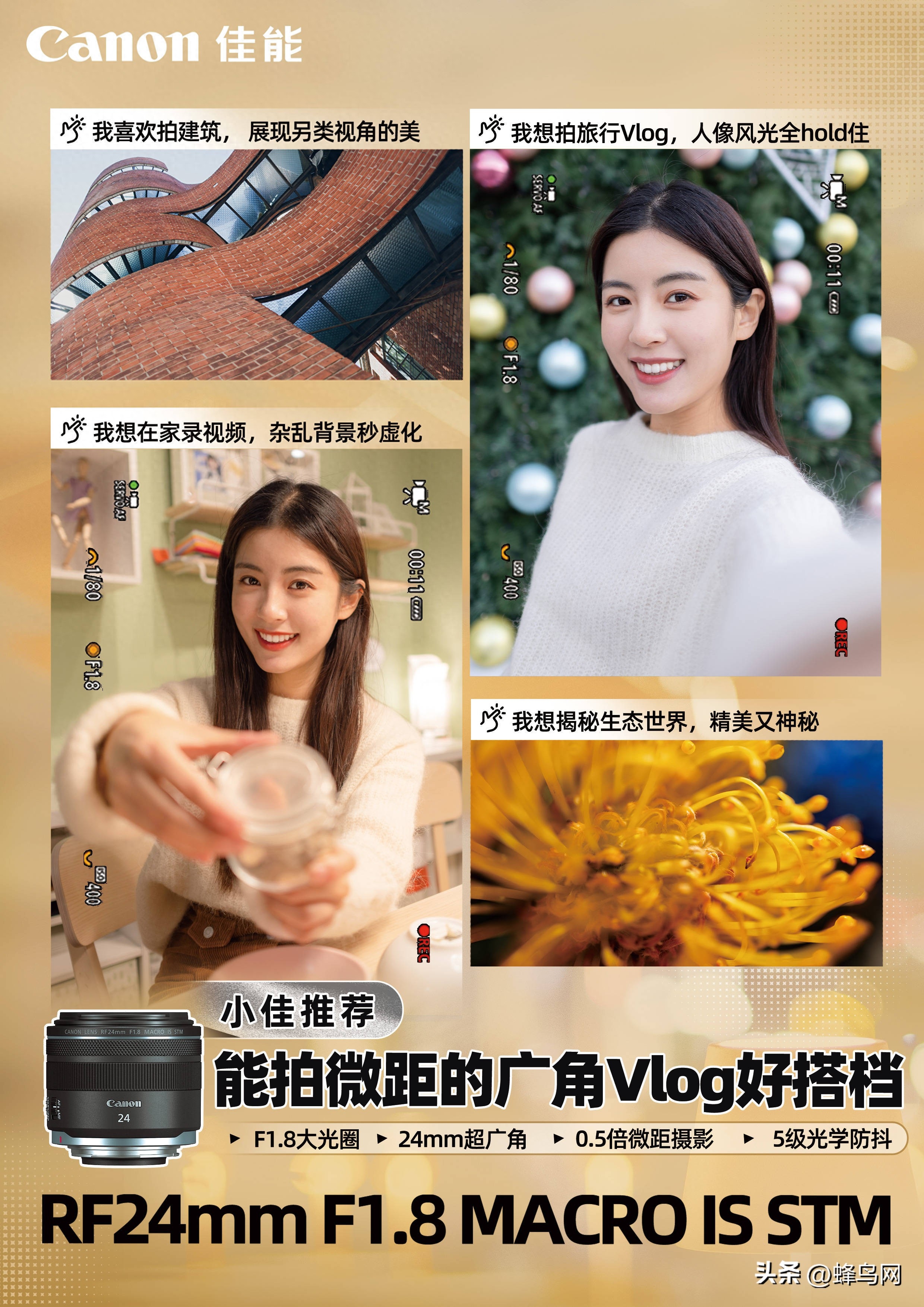 佳能RF镜头选购红宝书-广角焦段镜头