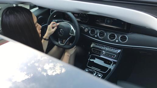 原来你是这样的奔驰E200L!一个靠谱女司机的野蛮选车体验