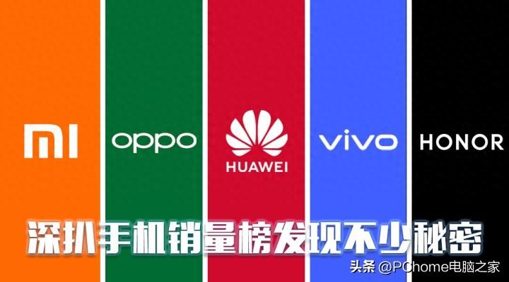 深扒四大手机销量榜,TOP 5厂商不想告诉你的秘密都在这儿