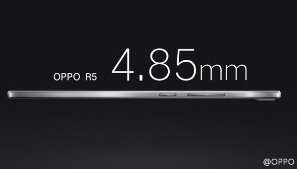 4.85mm疯狂轻薄，OPPO R5发布