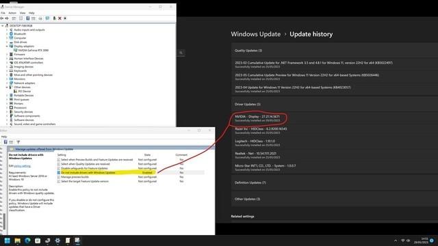 Windows 强行安装显卡驱动，手动禁用无效，修复方法来了