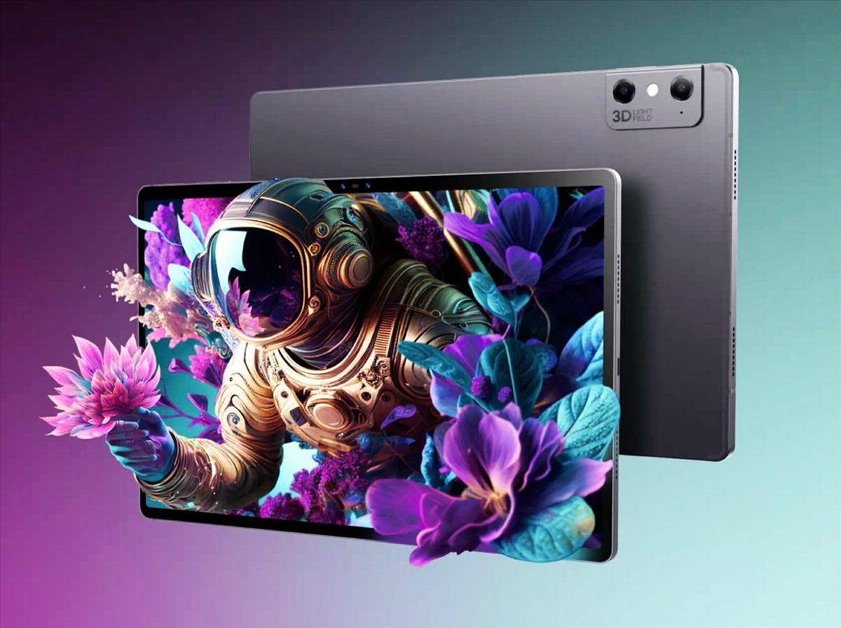 中兴在MWC 2023上展出了一台新平板，裸眼3D是它的最大卖点