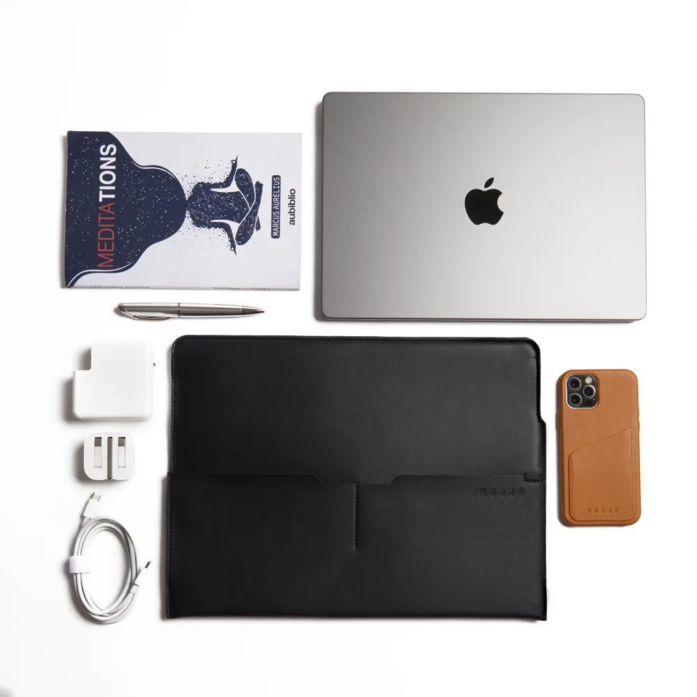 Mujjo推出适用于苹果14/16英寸MacBook Pro的皮革电脑包