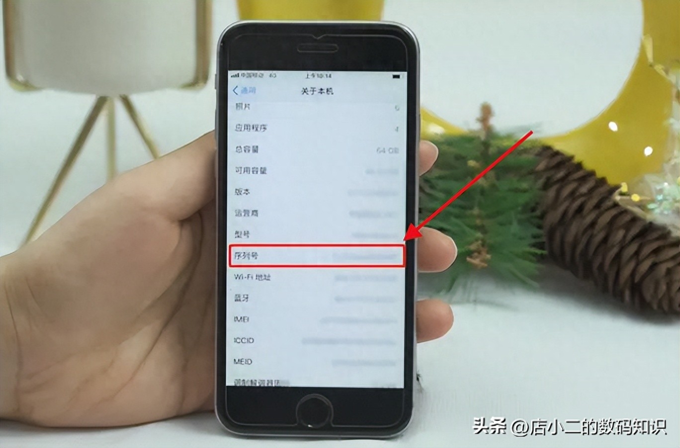 苹果如何查序列号?
