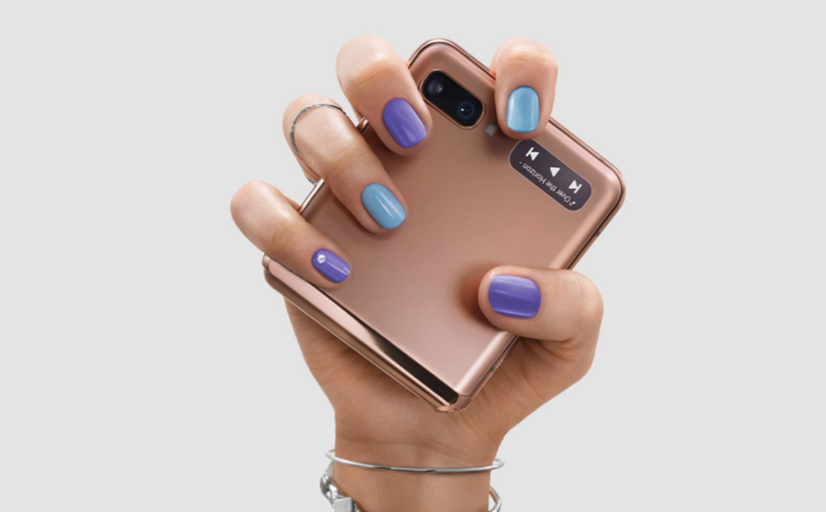 更完美了!三星Z Flip3外观流出:背部副屏增大,折痕消失