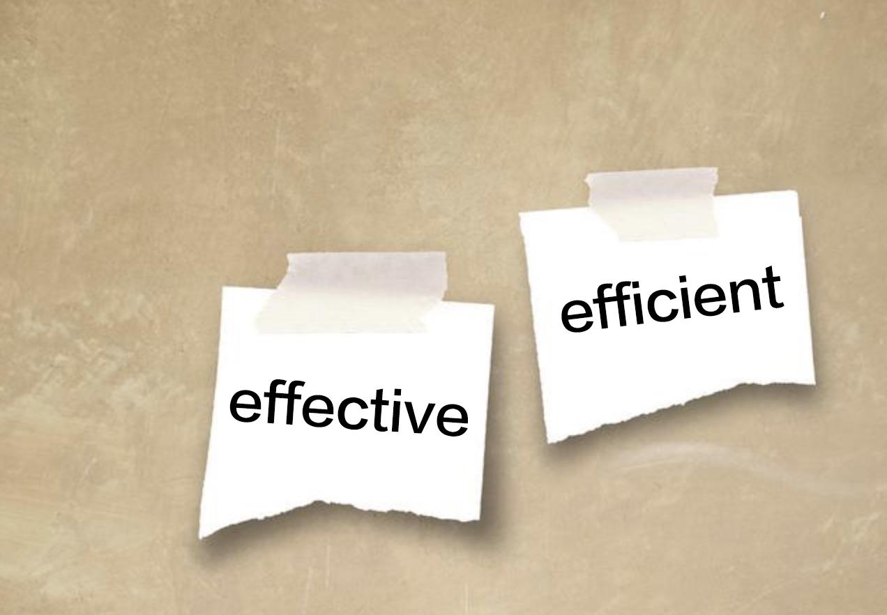 英语形容词 “effective” 和 “efficient” 的区别