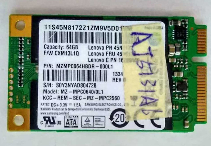 闲鱼入手零通电Msata固态硬盘三星PM830,坑吗?