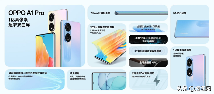OPPO A1 Pro正式发布,售价1799元起