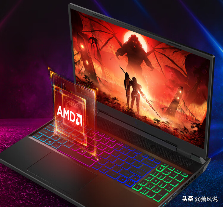 锐龙R9-7940H+满血RTX4070+16寸大屏，宏碁暗影骑士龙电竞游戏本