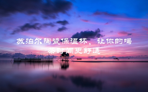 苏泊尔陶瓷保温杯，让你的喝茶时间更舒适