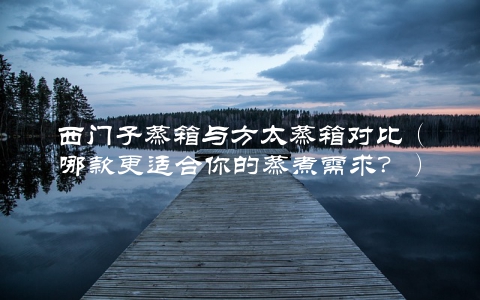 西门子蒸箱与方太蒸箱对比（哪款更适合你的蒸煮需求？）