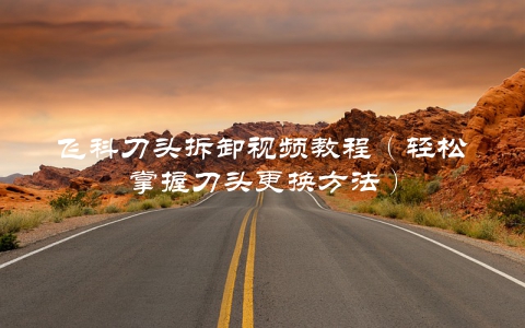 飞科刀头拆卸视频教程（轻松掌握刀头更换方法）