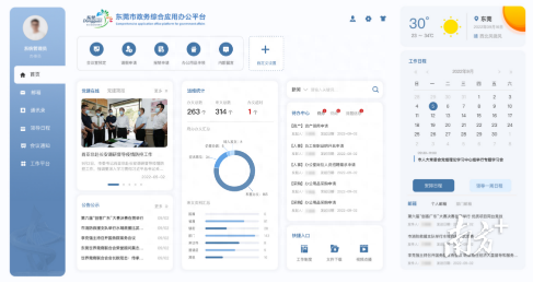 行政办公“一网协同”!东莞推出全新政务办公OA系统