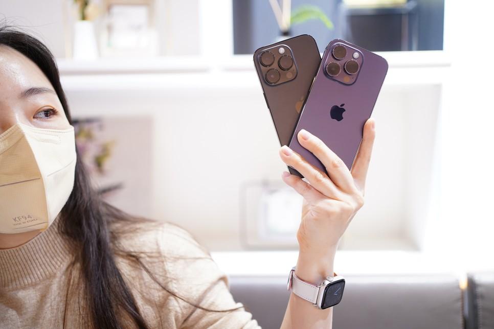 Iphone14 Pro的色彩比较：暗紫、深空黑色到底怎么选？
